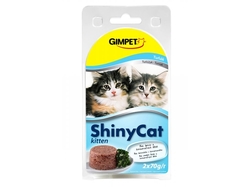 Gimpet kočka konz. ShinyCat Junior tuňák 2x70g 