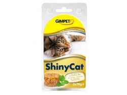 Gimpet kočka konz. ShinyCat tuňák/krevety/maltóza 2x70g  
