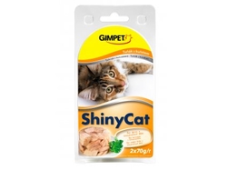 Gimpet kočka konz. ShinyCat tuňák/kuře 2x70g