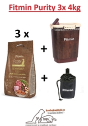Fitmin dog Purity Semimoist Rabit+Lamb 12kg(3x4kg) + BAREL ZDARMA