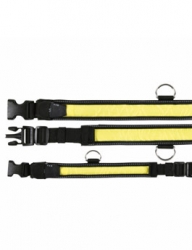 Obojek blikací nylon žluto/černý 40-55/35mm TRIXIE