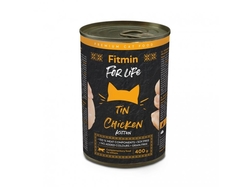 Fitmin For Life Kuřecí konzerva pro kočky i koťata 415 g 100% MASA