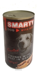 SMARTY chunks DOG BEEF 1240g