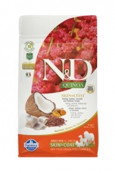 N&D GF Quinoa DOG Skin&Coat Herring & Coconut 800g
