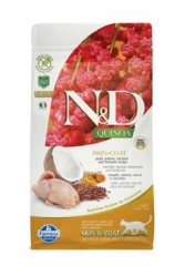 N&D Quinoa CAT Skin&Coat Quail & Coconut 1,5kg