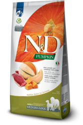 N&D Pumpkin DOG Adult M/L Duck & Cantaloupe melon 12kg