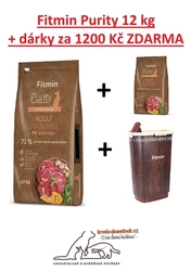 Fitmin dog Purity Grain Free Adult Beef 12kg + DÁRKY ZA 1200 Kč 