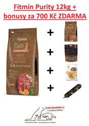 Fitmin dog Purity Grain Free Adult Beef 12kg + DÁRKY ZA 900  Kč 