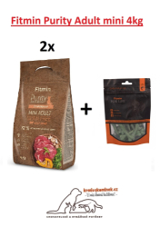 Fitmin dog Purity Adult Mini Beef 2x4kg + dárek + DOPRAVA