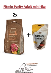 Fitmin dog Purity Adult Mini Beef 2x4kg + dárek + DOPRAVA