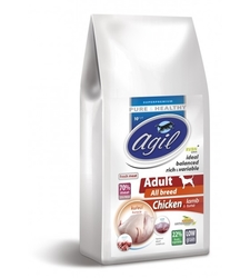 Agil Adult All Breed Low Grain Chicken,Lamb,Tuna 10kg