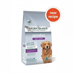 Arden Grange Light / Senior Sensitive with White Fish & Potato 12kg