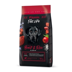 Fitmin dog For Life  Beef & Rice 12 kg + DOPRAVA + PAMLSKY NEBO  SLEVA