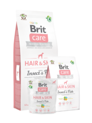 Brit Care Dog Hair & Skin. Insect&Fish 12 kg