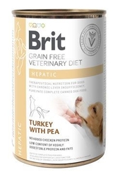 Brit VD Dog GF konz. Hepatic 400g