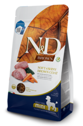 N&D BROWN DOG Adult Mini Lamb& Spirulina&Carrot 2kg