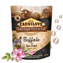 Carnilove kapsa Buffalo with Rose Blossom 300g