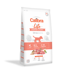 Calibra Dog Life Starter & Puppy Lamb 12kg + 2,5kg zdarma