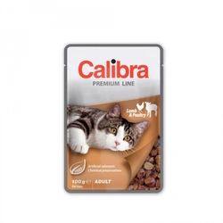 Calibra Cat kapsička jehněčí a drůbeží v omáčce 100g