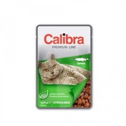 Calibra Cat kapsička Sterilised losos v omáčce 100g