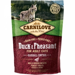 Carnilove Cat Duck & Pheasant Hairball Control 400