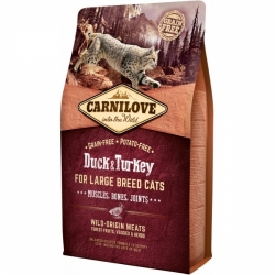 Carnilove Cat Duck & Turkey Large Breed 2kg