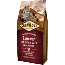 Carnilove Cat Reindeer Energy & Outdoor 6kg