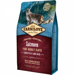 Carnilove Cat Salmon Sensitive & Long Hair 2kg