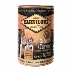 Carnilove Wild Meat Salmon & Turkey Puppies 400g