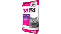 Kočka není pes Cat´s love CASTRATED 1,5kg