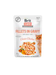 Brit Care Cat Fillets in Gravy Choice Chicken 85g