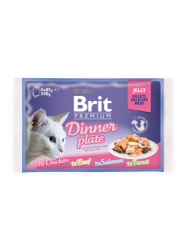 Brit Premium Cat Pouch Dinner Plate Jelly 
