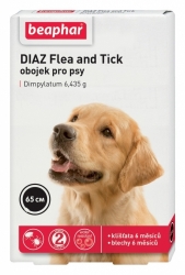 Antiparazitní obojek pro psy BEAPHAR DIAZ 65cm - účinnost až 6 měsíců