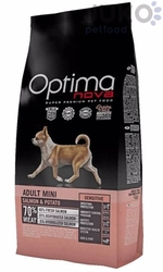 OPTIMAnova dog ADULT MINI SENSIT. GF Salmon 800g