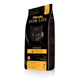 Fitmin cat For Life Chicken - 1,8 kg + BONUS NAVÍC - kopie