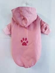 I LOVE PETS - růžová bunda s tlapkou 