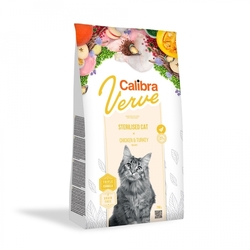Calibra Cat Verve GF Sterilised Chicken&Turkey 3,5 kg + BONUS