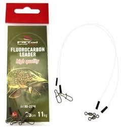 Fluorocarbonové lanko Falcon Leader 25cm/9kg- 2 ks 