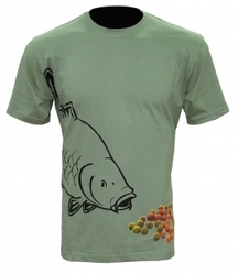 Tričko Zfish  Boilie T-shirt Olive Green vel. L