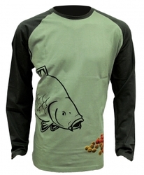 Tričko Zfish Carp Polo T-Shirt Olive Green vel. M