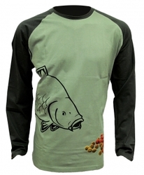 Tričko Zfish Carp Polo T-Shirt Olive Green vel. L