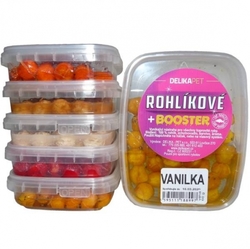 ROHLIKOVÉ boilies + BOOSTER 12 mm 60 g Halibut česnek