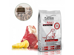 Platinum Adult Beef hovězí 15kg (3x5 kg balení)