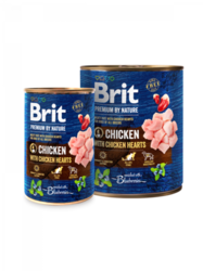 Brit Premium by Nature Chicken with Hearts 800g