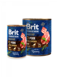 Brit Premium by Nature Pork with Trachea 800g