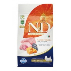 N&D Pumpkin Adult Mini Lamb & Blueberry 2,5kg 