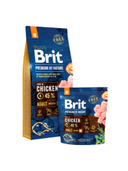Brit Premium by Nature ADULT M 1kg