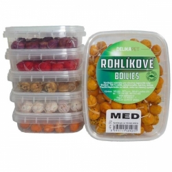 Rohlikové boilies 30 g 12 mm Med