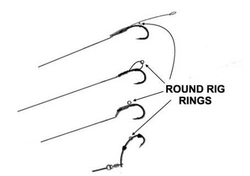 EXC KROUŽKY ROUND RIG RINGS Vel. 3,7mm