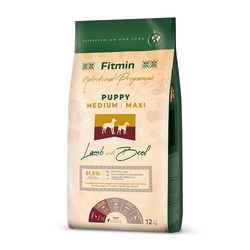 Fitmin Medium Maxi Puppy Lamb With Beef 12kg + DOPRAVA + KONZERV